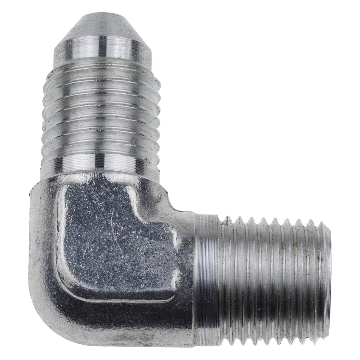 Performance Red Horse 322-03-02 Stainless -03 Flare To 1/8" Pipe 90 Degree