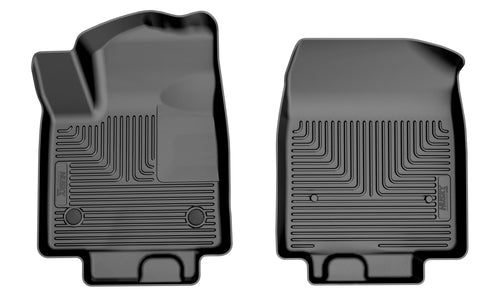Husky Liners Floor Mats X-act Contour | Fits 2023-2025 Cadillac Lyriq; 2024-2025 Honda Prologue | Front Row, 2-pc Black - 78491
