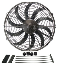 14" Diameter Derale H.O. Extreme Electric Fan, Black