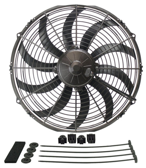14" Diameter Derale H.O. Extreme Electric Fan, Black