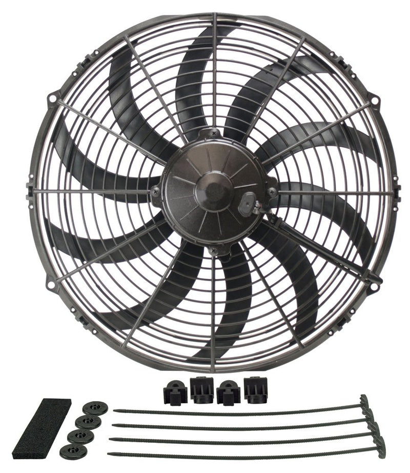 14" Diameter Derale H.O. Extreme Electric Fan, Black