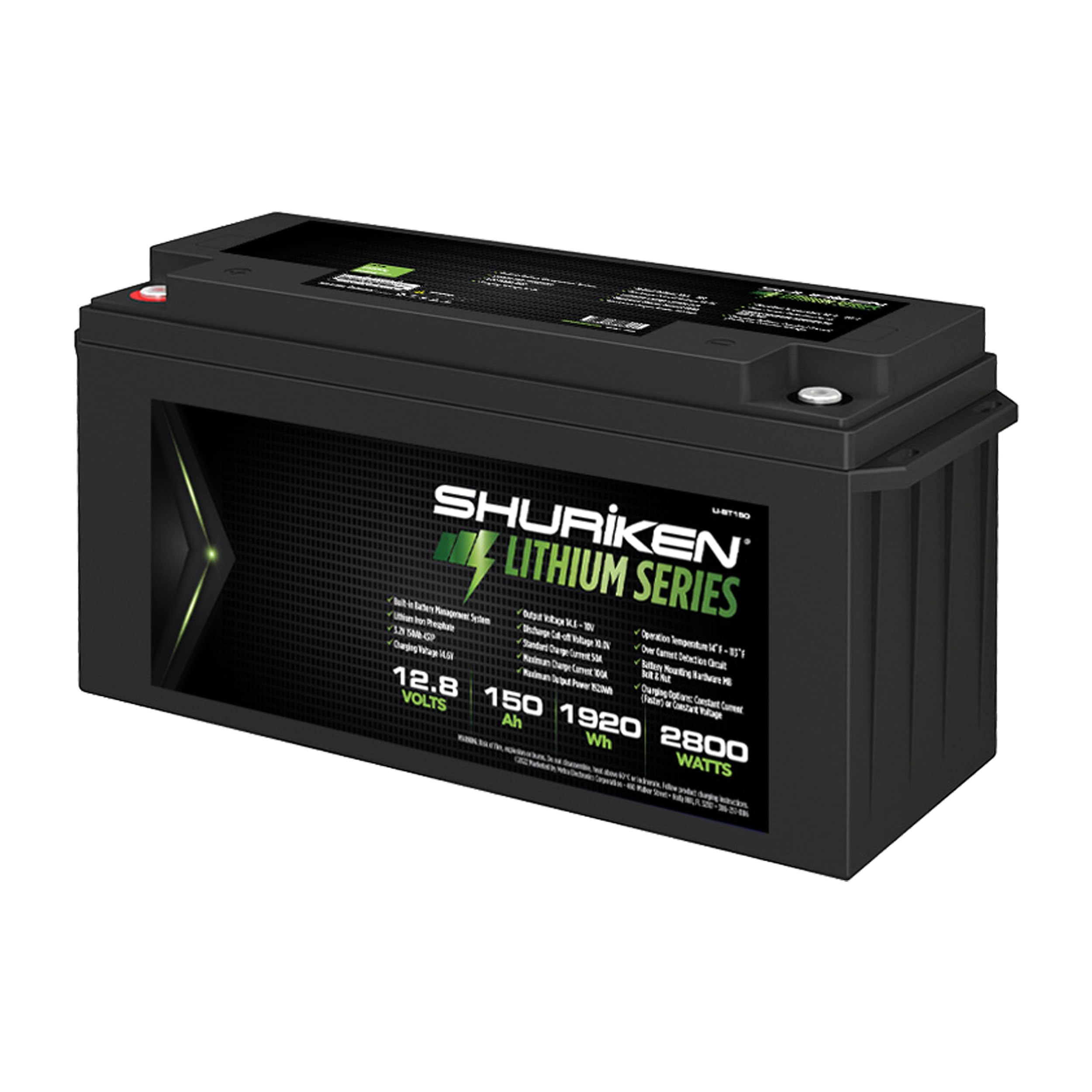 2800W Shuriken / 150 Amp Hours Lithium Iron Battery (LI-BT150)