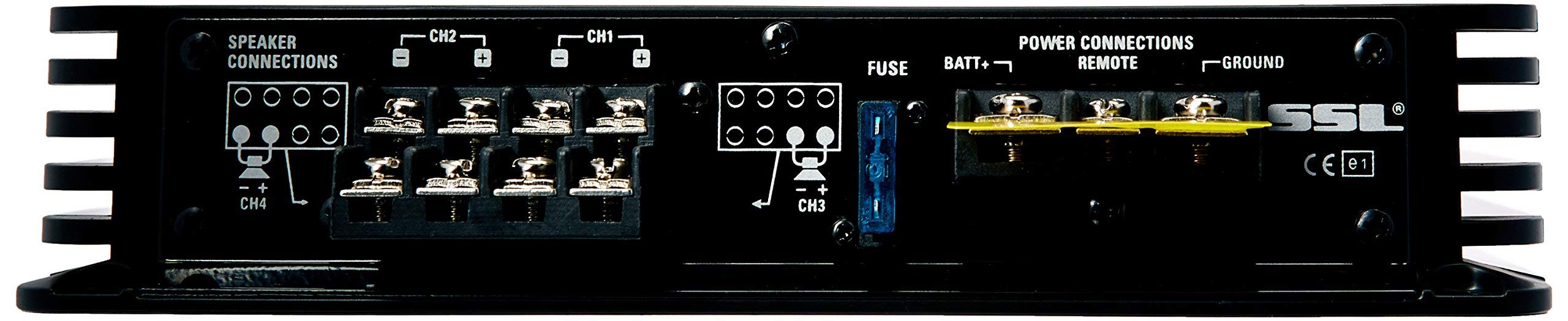 Sound Storm EV400.4 Laboratories Evolution 400 W, 4 Channel, 2 to 8 Ohm Stable Class A/B, Full Range Car Amplifier, Black
