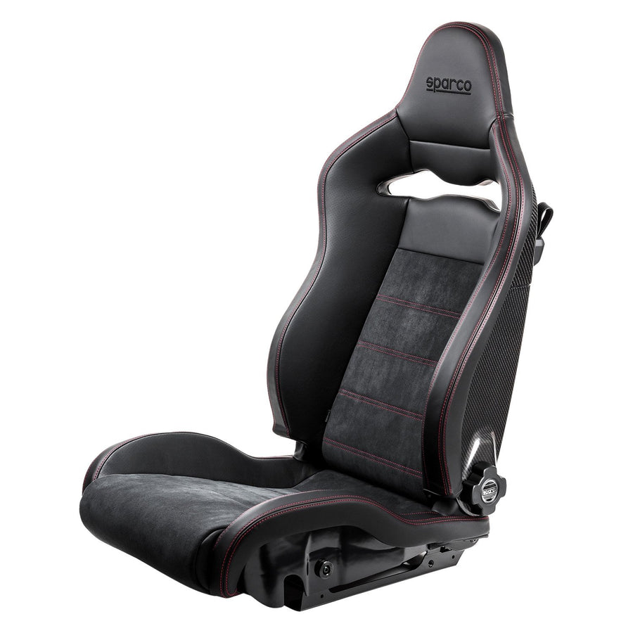Black, Red Sparco 00974ZMTNRRSDX Seat (SPX Special Edition with Matte Carbon Shell - Right), 1 Pack