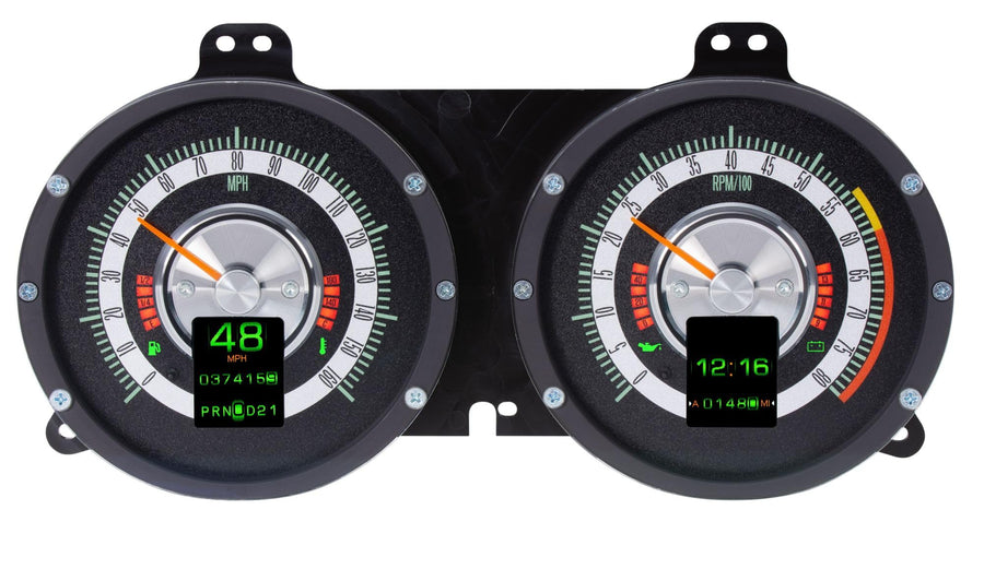 Dakota Digital Retrotech Gauge RTX-68C-CAM-X Instrument System Compatible with 1967-68 Chevy Camaro/Firebird