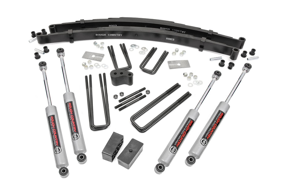 4" Lift Kit Rough Country for 1970-1974 Dodge W100/W200/W300 Pickup - 300.20