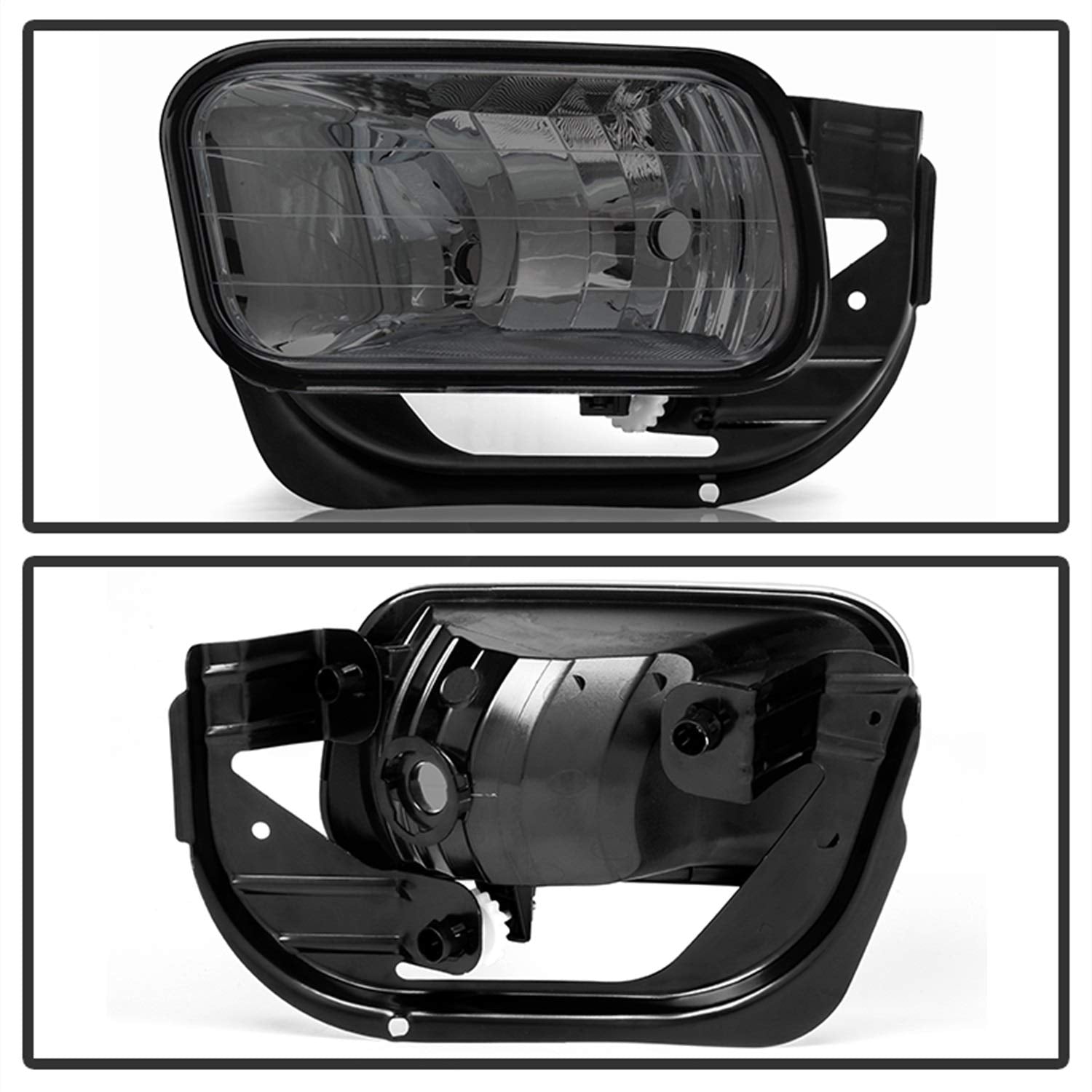 Dodge Ram 09-12 1500/10-18 2500 3500 OEM Fog Light Spyder 5080370 (Come With Metal Bracket) No Switch - Smoked