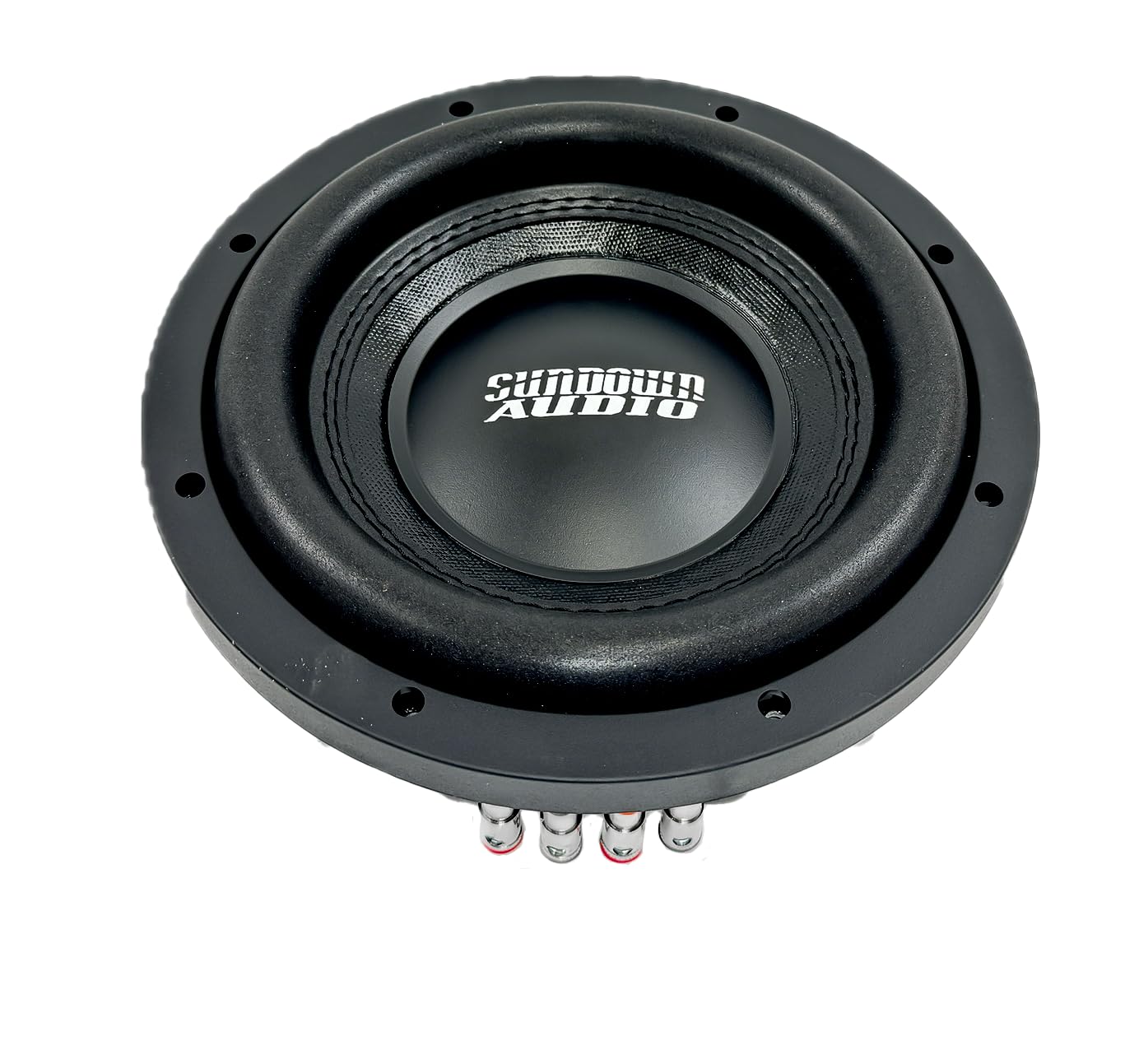 Sundown Audio Thin SML-8 D4 8" Dual 4 Ohm Subwoofer - 400W RMS / 800W Peak - Ultra-Shallow Mount Car Sub with 2.25” Black Aluminum VC & 14mm Xmax for Tight Spaces