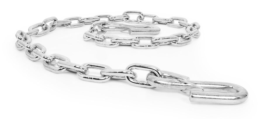 Camco 48" Heavy Duty Steel Safety Chains with Spring Hooks - Secures Tow Vehicle to Trailer - Class II 3,500 lb Capacity - Great for RV, Trailer, and Boat Towing - Rust Resistant - (50023)