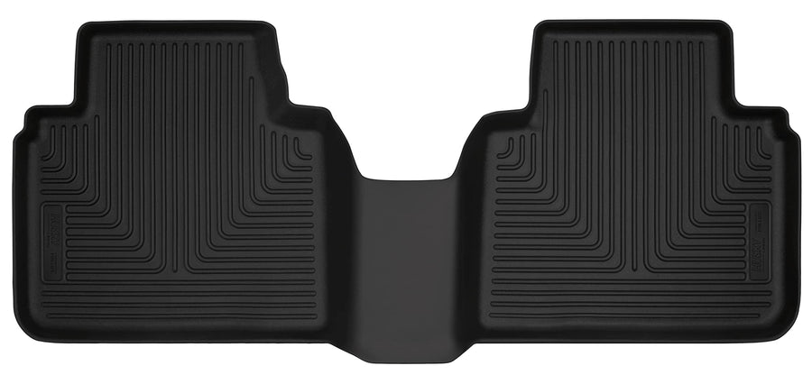 Husky Liners Floor Mats X-act Contour | Fits 2022-2024 Jeep Wagoneer & Jeep Grand Wagoneer w/ 2nd Row Bench Seat | 2nd Row, 1-pc Black - 50611