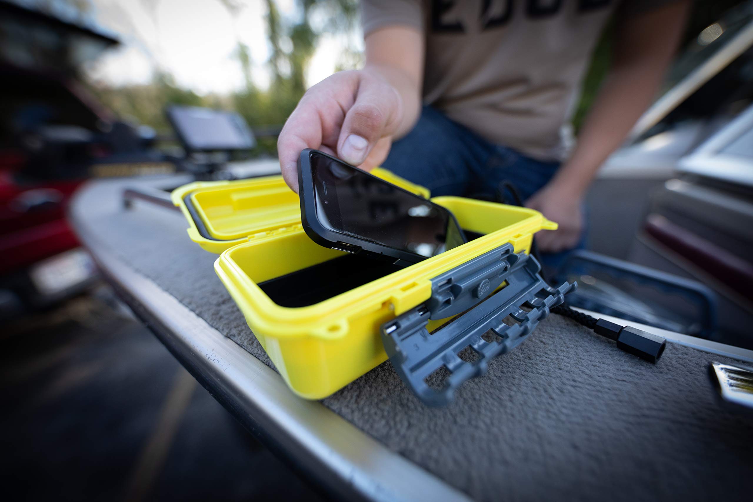 Medium Plano ABS Waterproof Case, Yellow