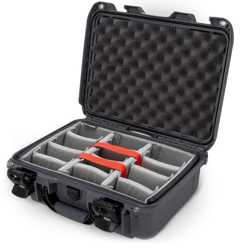 Nanuk 920 Medium Series Lightweight NK-7 Resin Waterproof Protective Case with Padded Dividers, Graphite