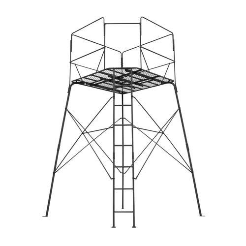 12’ Rivers Edge® Shooting Platform, Oversized Platform, Adjustable Shooting Rail, Powder-Coated Steel, Unmatched Stability, RE402T