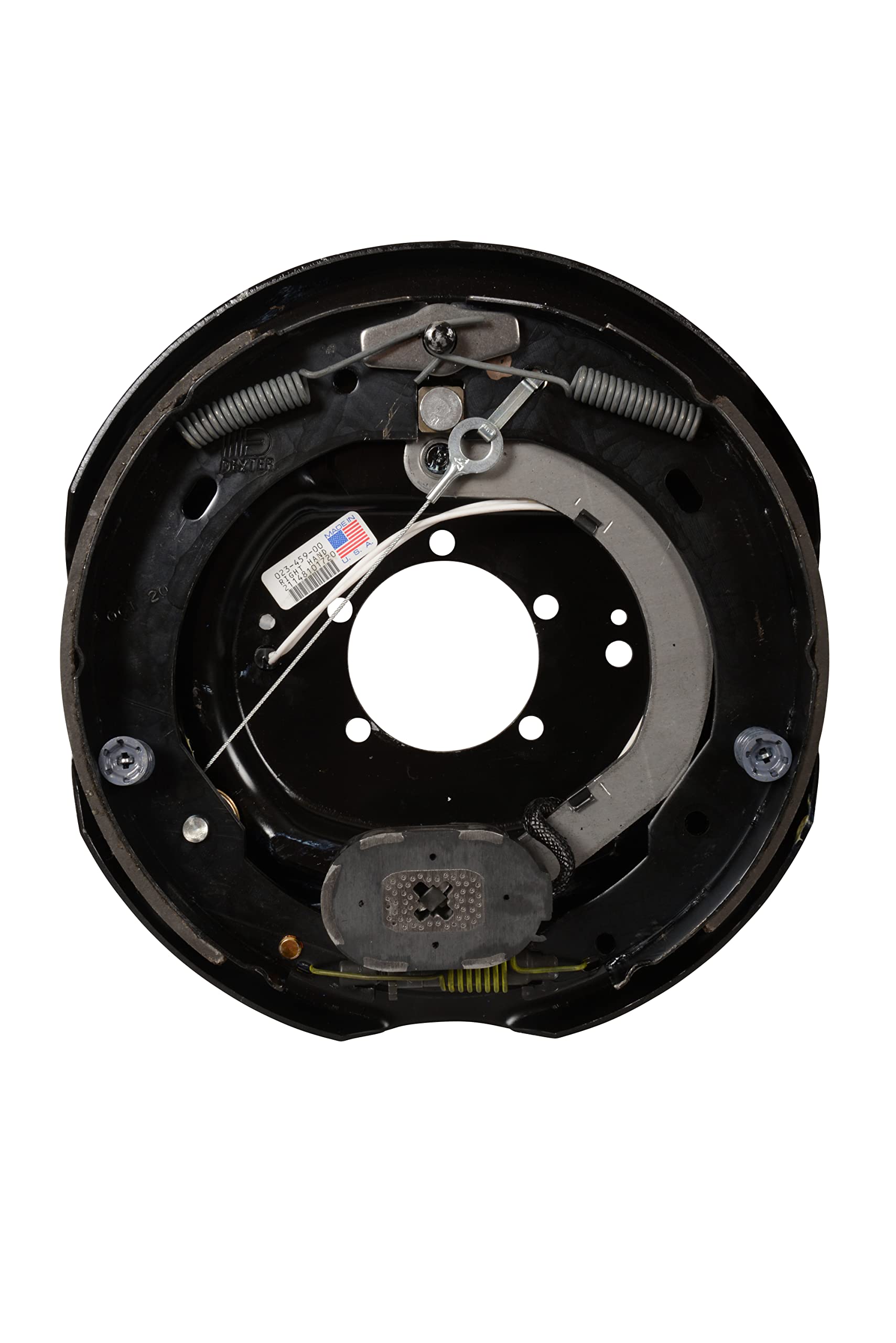 Dexter Axle Trailer Brake Assembly K23-459-00; 12" x 2" Dexter; Nev-R-Adjust ™ CSA; Electric Drum Brake System; 5200 lb Axle; Right Side; With Brake 023-459-00/ Instruction Sheet 059-726-00; Boxed
