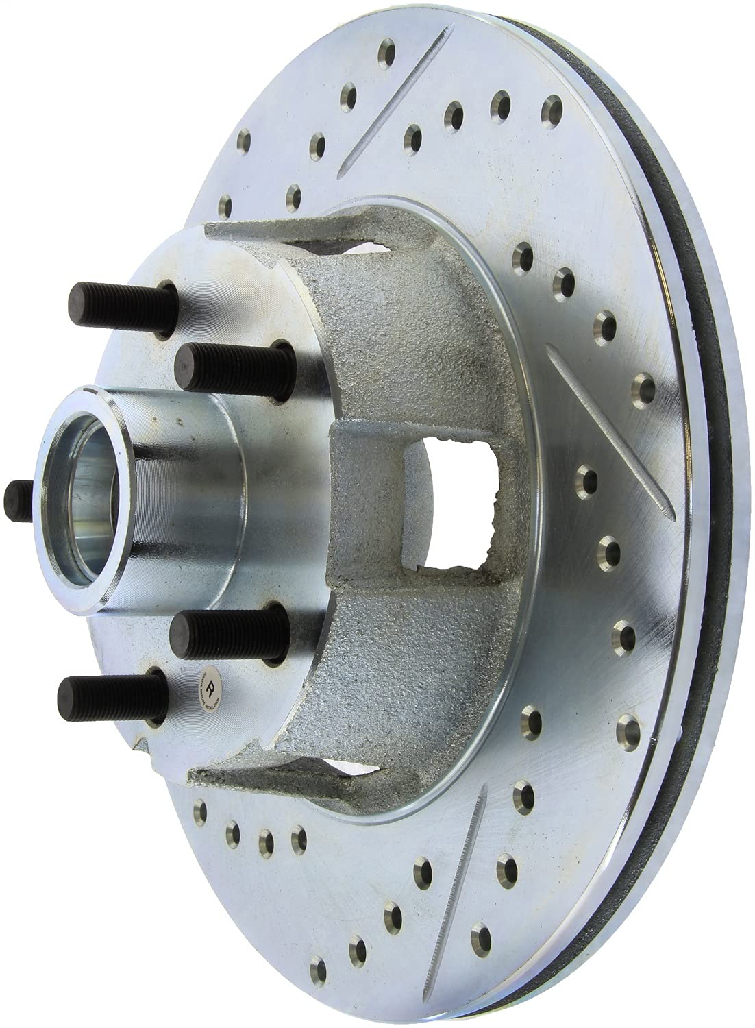 Right Stoptech 227.61053R Select Sport Drilled & Slotted Rotor