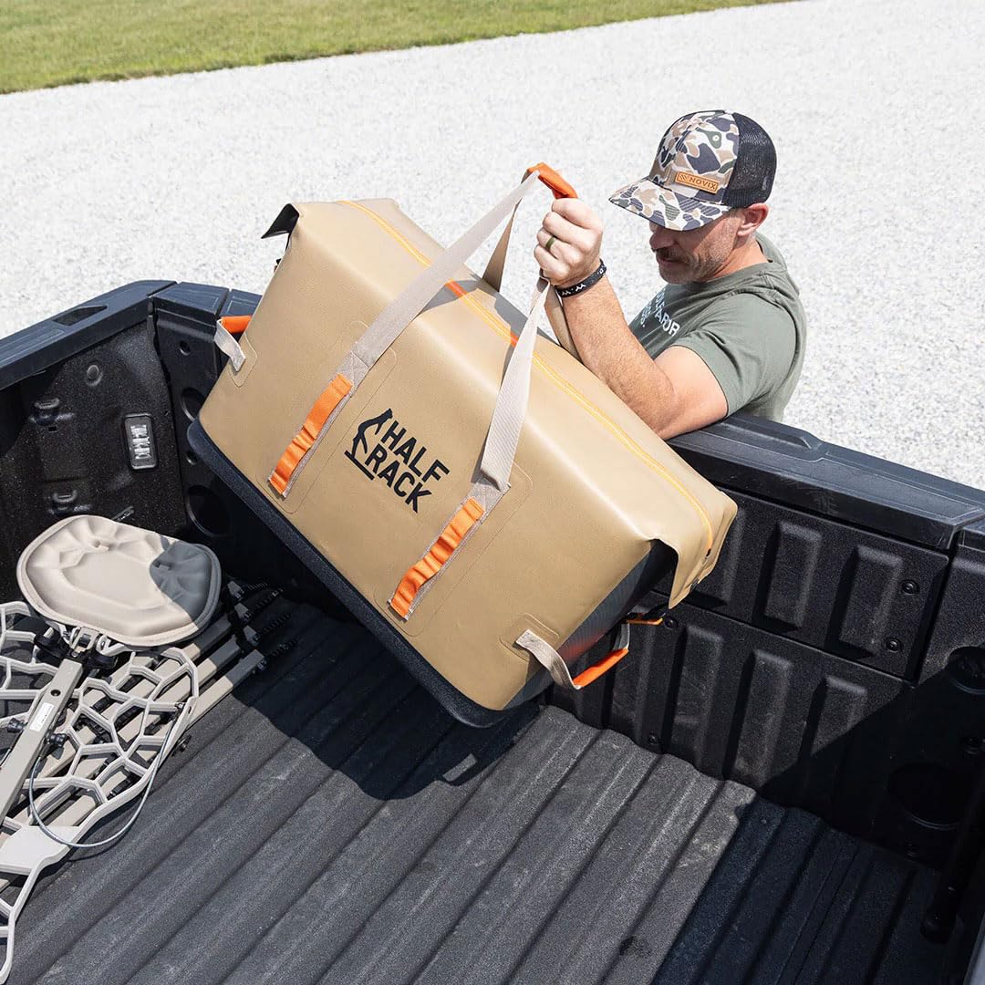 Large Half Rack Soft-Sided Cooler - 100% Waterproof & Leakproof - Fully Insulated Design - Holds up to 92 Cans