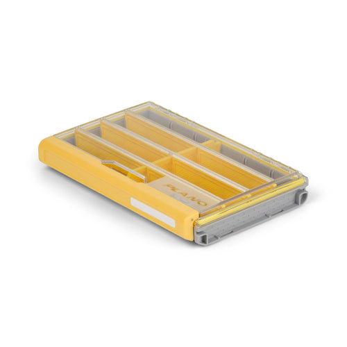 Flex Plano EDGE 3600 Tackle Storage, Includes 38 Flex Dividers, Gray and Yellow, Customizable Waterproof Tackle Box Organization, Rustrictor Rust-Resistant Technology