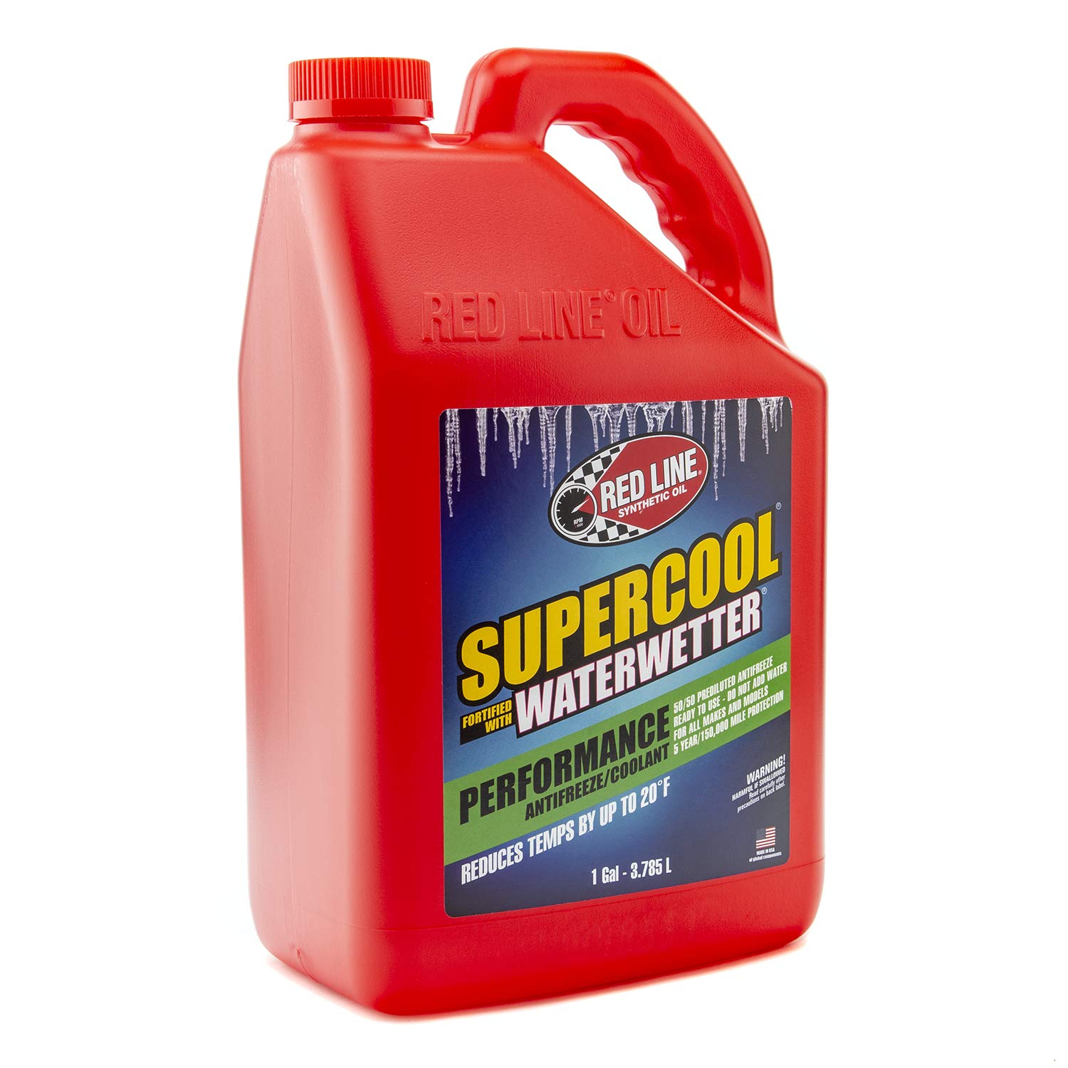 Supercool Red Line 81215 Performance Antifreeze/Coolant, Ready to Use Formula - 1 Gallon