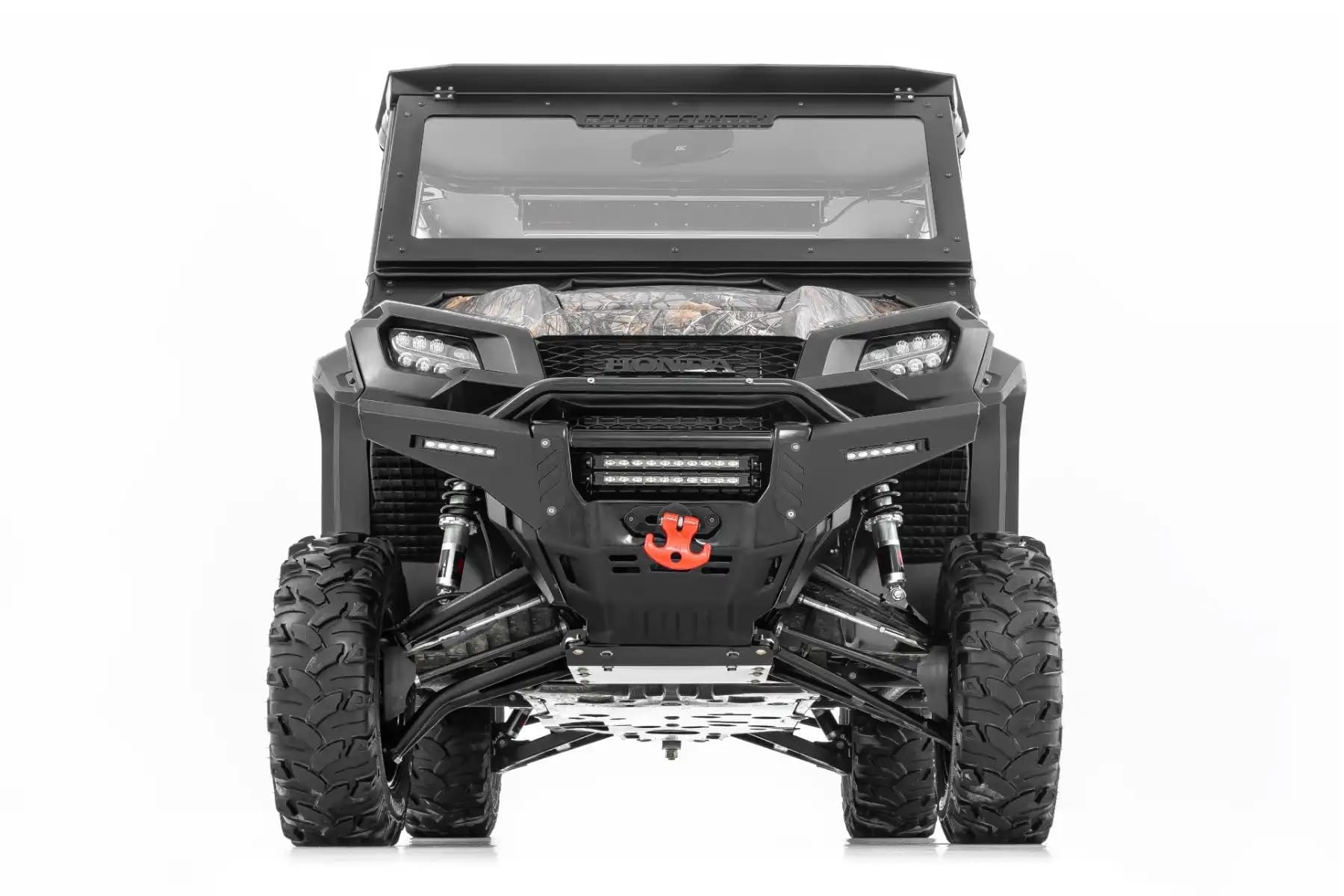 Rough Country Frame Stiffener for 1000-5 Honda Pioneer SXS (2016-2025) - Heavy-Duty Frame Reinforcement, 7-Gauge Steel, Lift-Ready UTV Upgrade