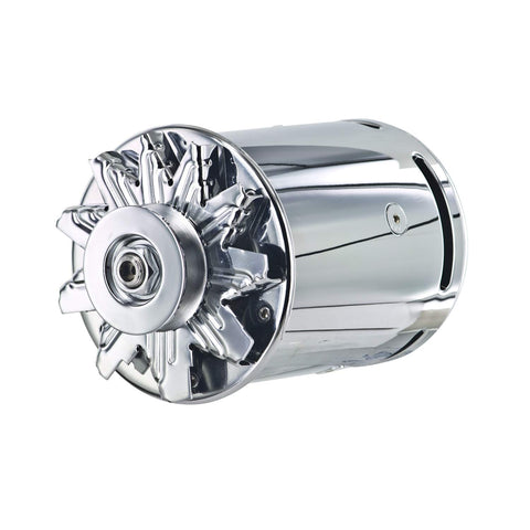 Chrome Powermaster 182091 Alternator (PowerGEN Custom Bracket 90A 12V)