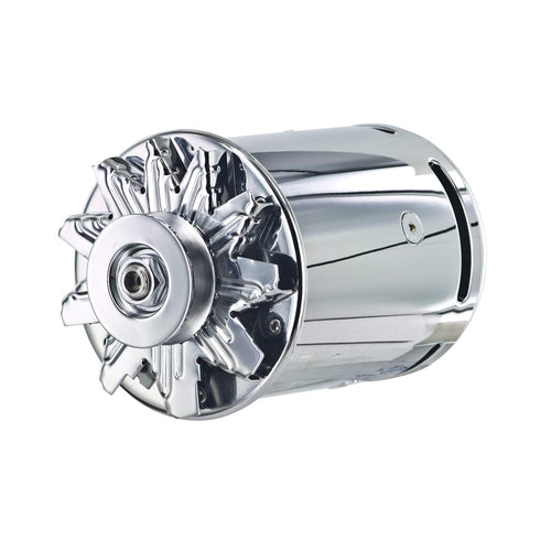 Chrome Powermaster 182091 Alternator (PowerGEN Custom Bracket 90A 12V)