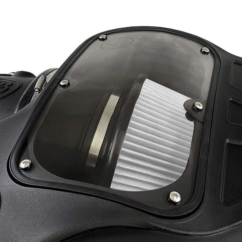 Cold Air Intake S&B Filters 75-5126D For 2018-2019 Ford F-150 Powerstroke 3.0L (Dry Extendable Filter)