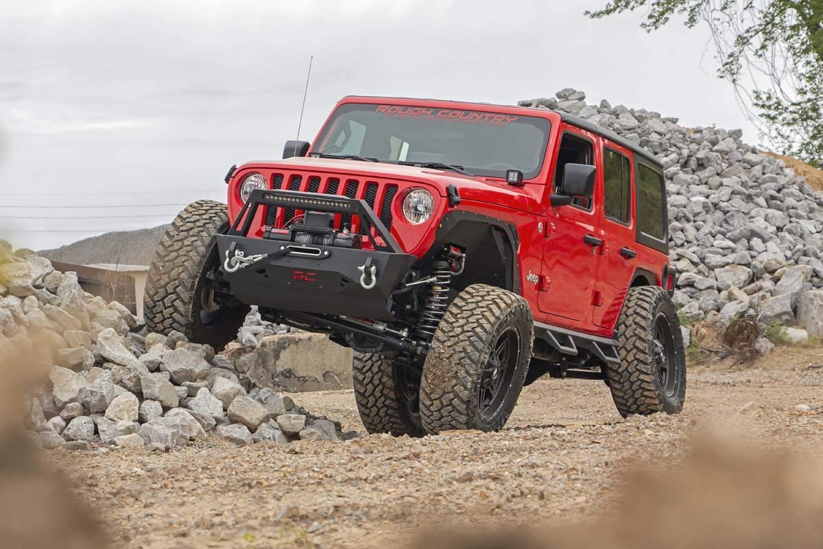 6" Rough Country Long Arm Lift Kit w/N3 Shocks for Jeep Wrangler JL Unlimited (2018-2023) 4-Door