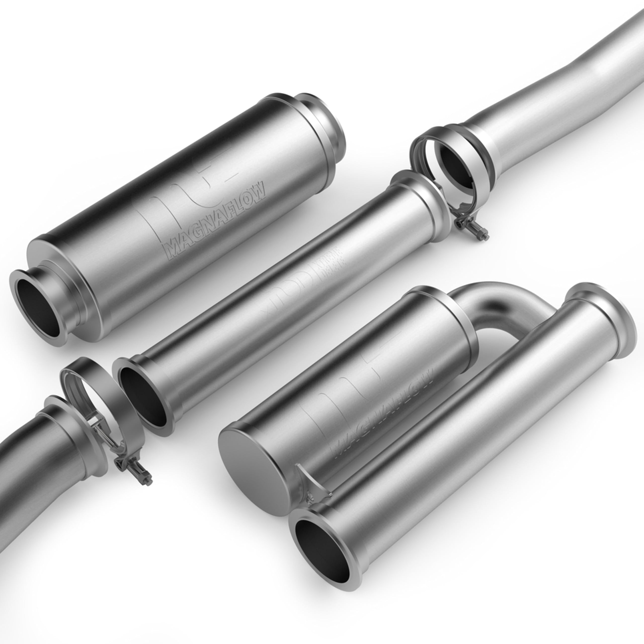 Performance Exhaust System MagnaFlow Kit 19705: Cat-Back, SPEQ Series, Compatible with 2021-2024 Ram 1500 TRX 6.2L, Dual Split Rear Exit