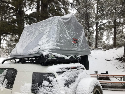 Tuff Stuff Xtreme Weather Cover Overland Ranger Rooftop Tent, Gray, NSN N, TS-RTT-EWC-Ran