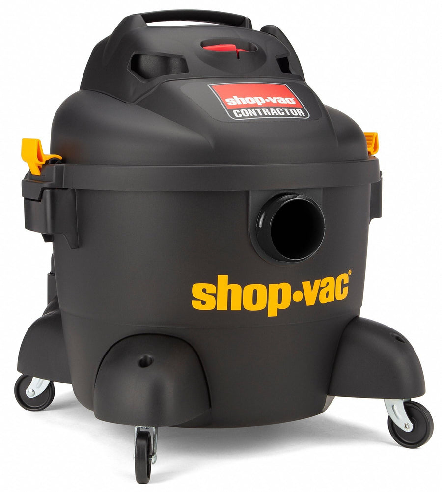 6 Gallon Shop-Vac Contractor Series Wet/Dry Vacuum, 3.5 Peak HP, 7 Ft x 1.25 Inch Hose, 12 Ft Cord and Lock-On Hose