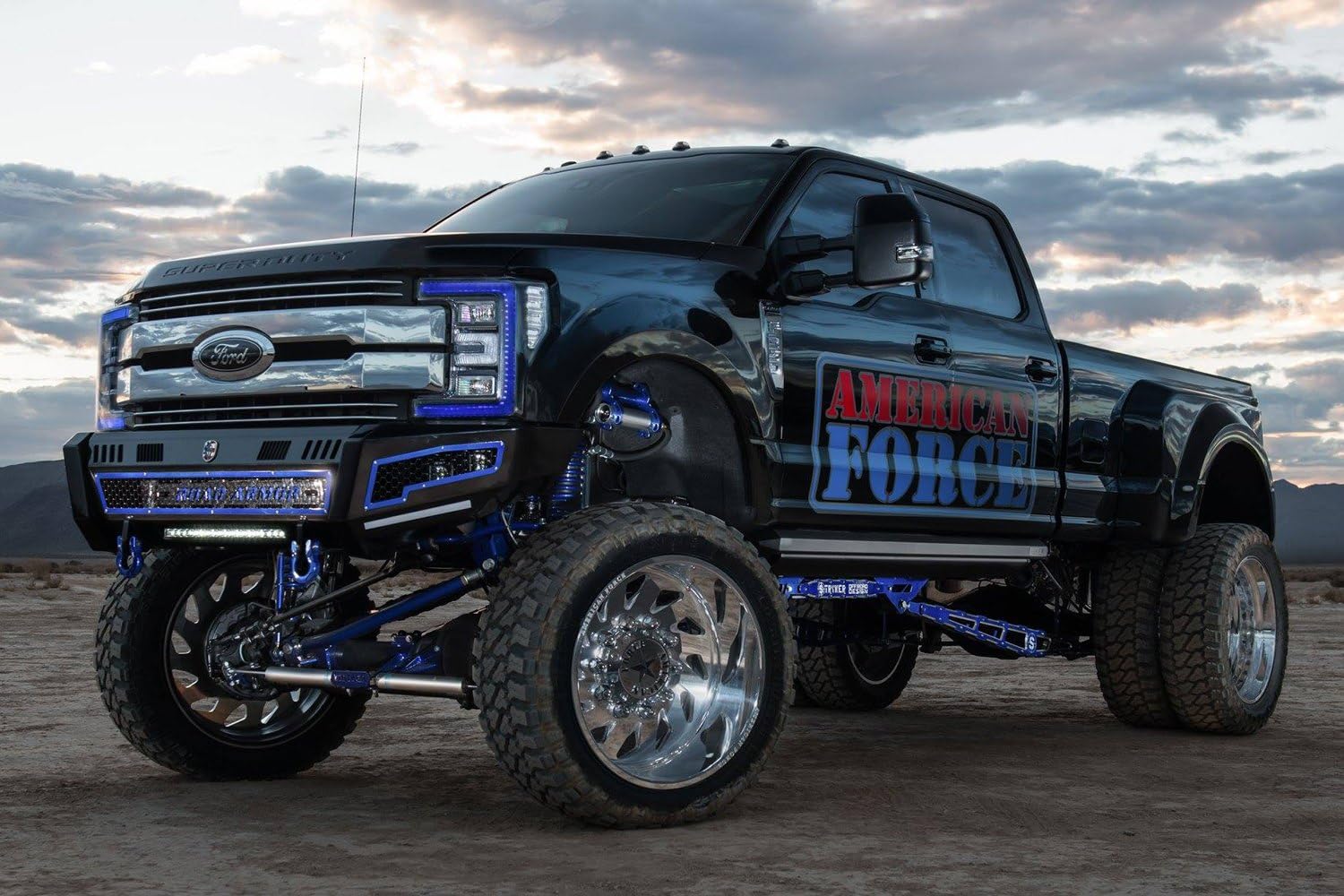 Front Bumper Road Armor 6172DF-B0-P2-MR-BH-B Fits Ford F-250 Super Duty