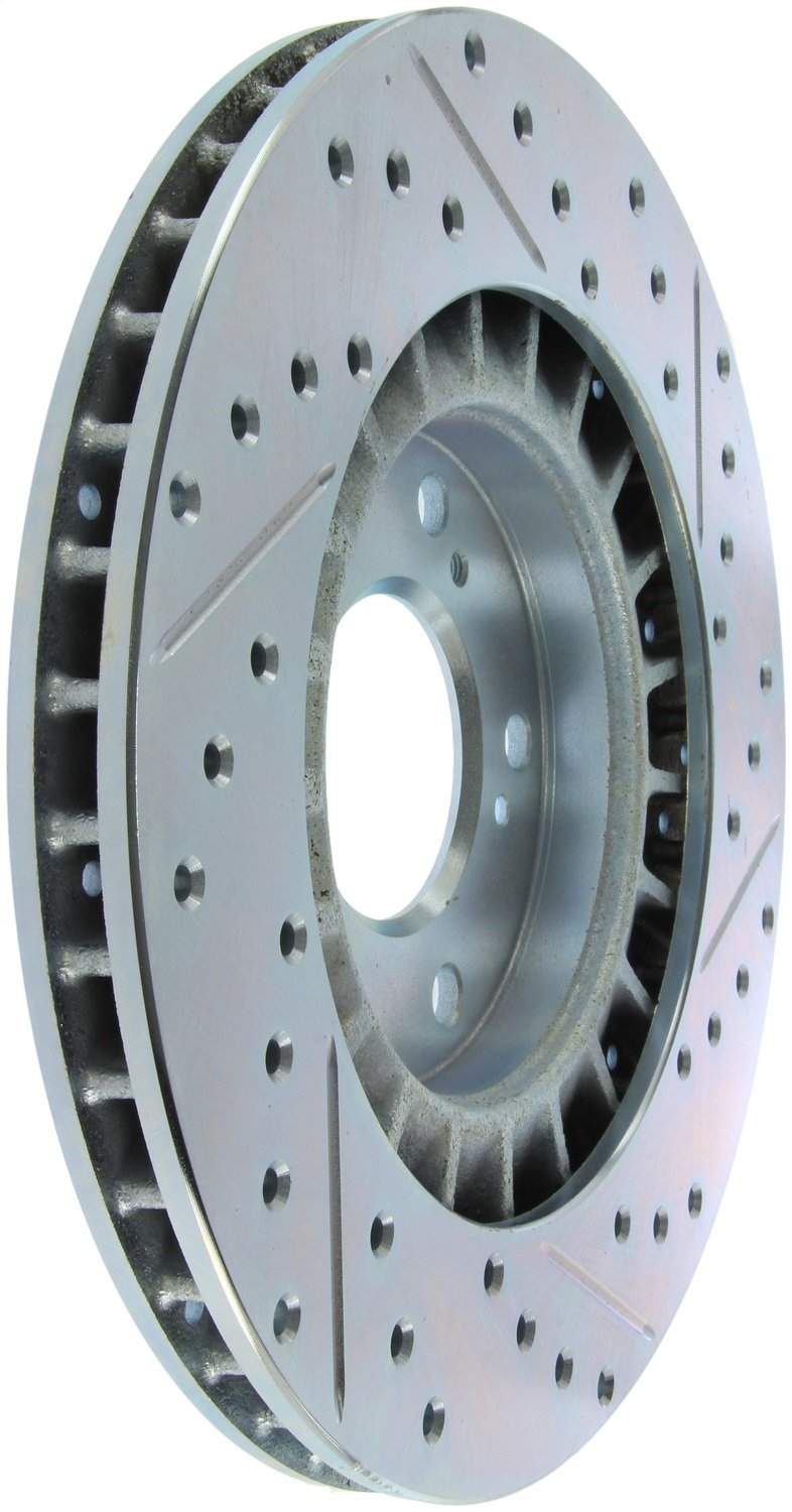 Front Right StopTech 227.40048R Select Sport Drilled and Slotted Brake Rotor