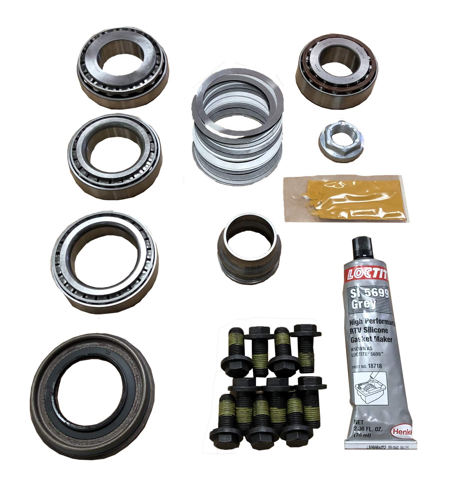 Master Revolution Gear Install Kit, Fits D35 JL (200MM) Rear