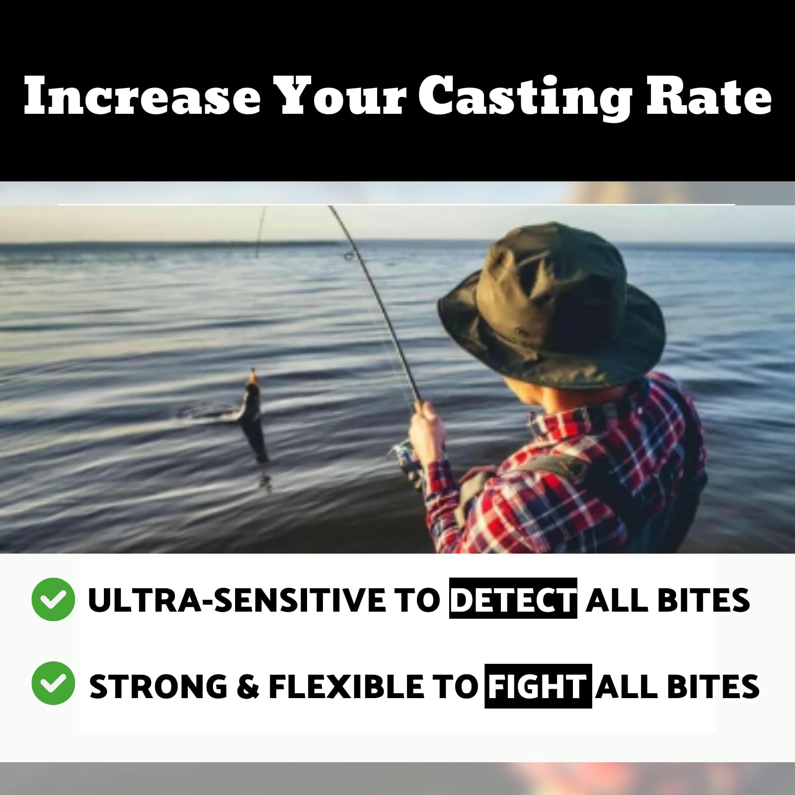 Lunkerhunt Atomic Fishing Rod and Reel Combo 6 Feet 8 Inches| Spinning Reel Right and Left | Lightweight Fishing Rod Combo Hunter Atomic | Premium Medium Power Fishing Pole with EVA Camouflage Grip
