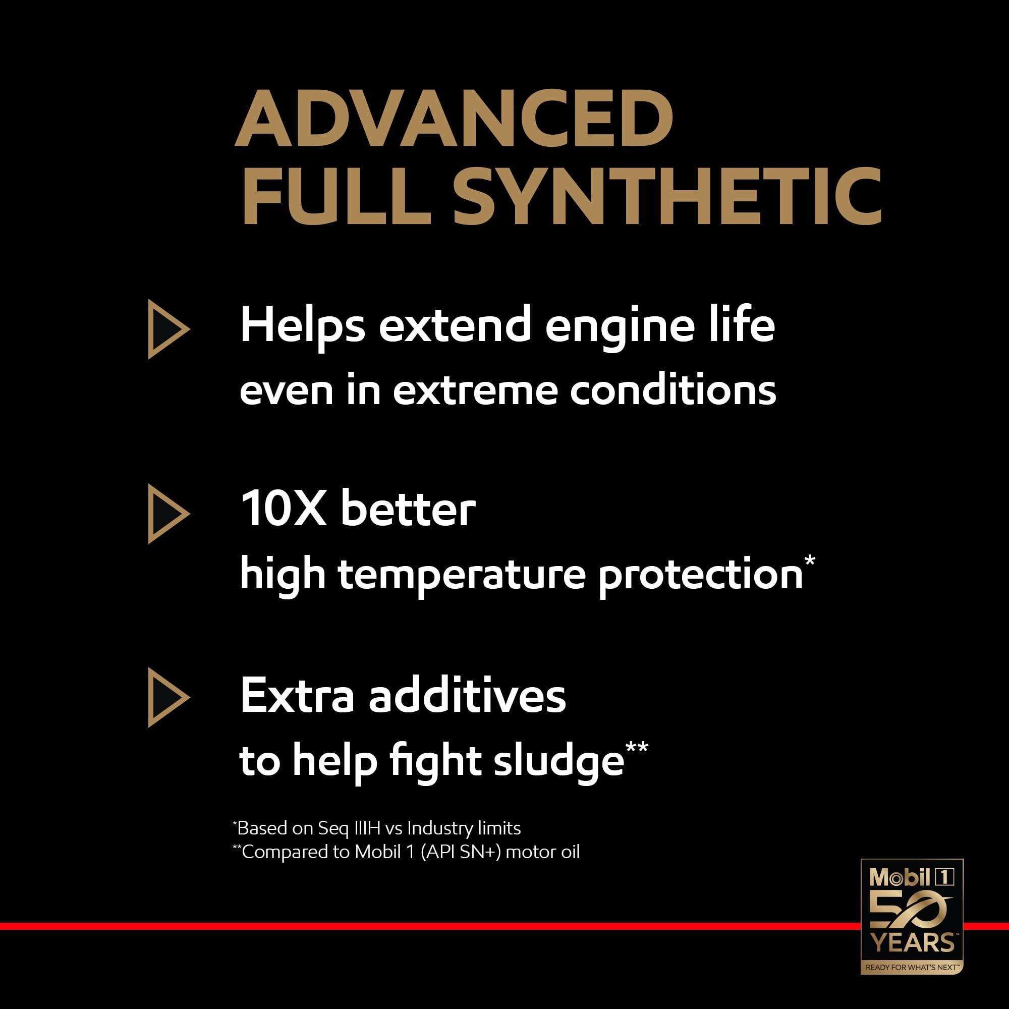5 Quart Mobil 1 Advanced Full Synthetic Motor Oil 5W-30