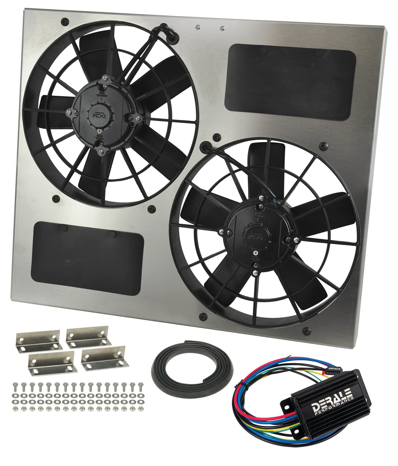Electric Derale Radiator Fan Shroud Kit 66830