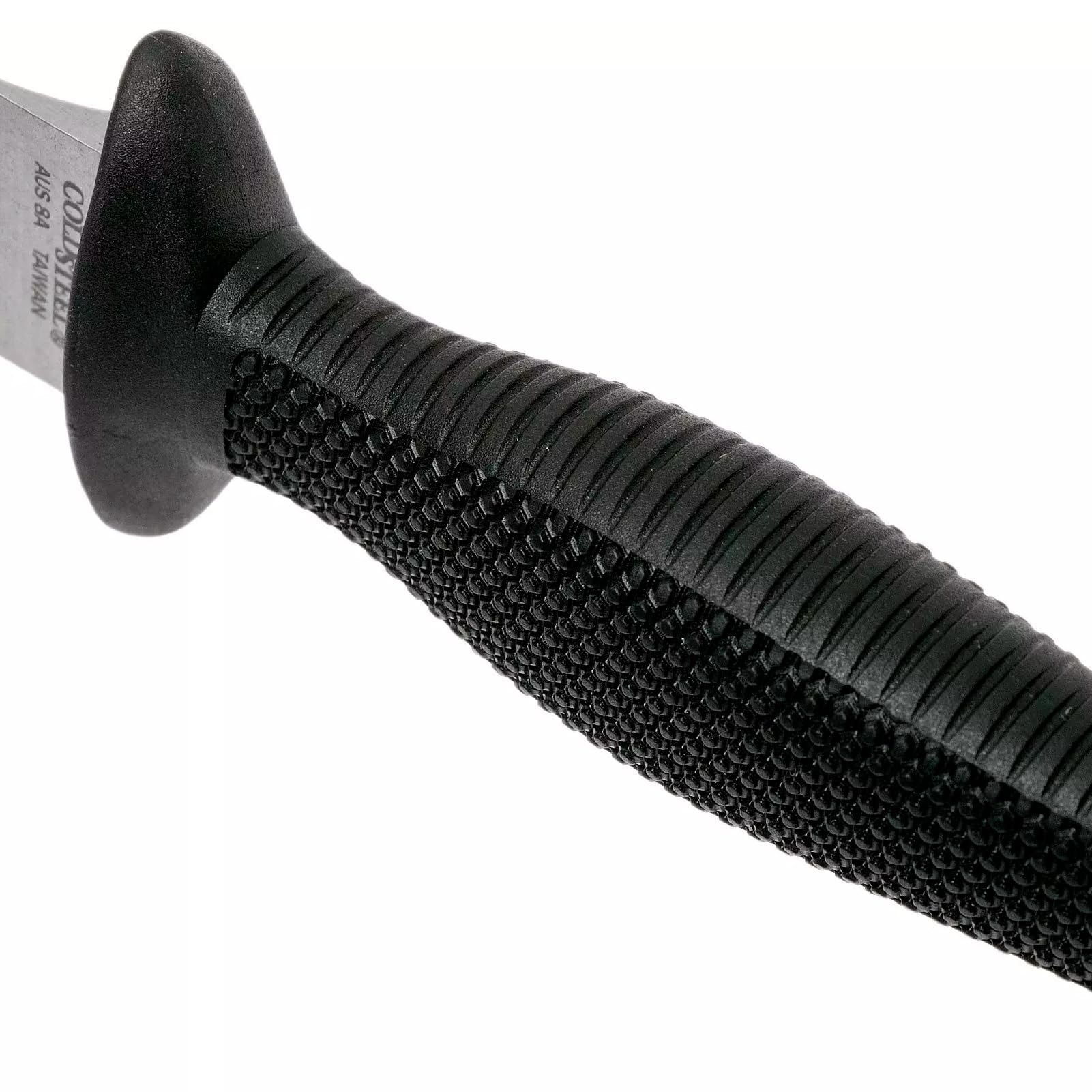 COUNTER TAC I COLD STEEL 5" Japanese AUS8A w/ Stonewash Finish Spear Point Fixed Blade Multi-Purpose Tactical Game Hunting Boot Knife, 4-1/2" Kray-Ex Handle, Weather-Resistant Secure-Ex Sheath