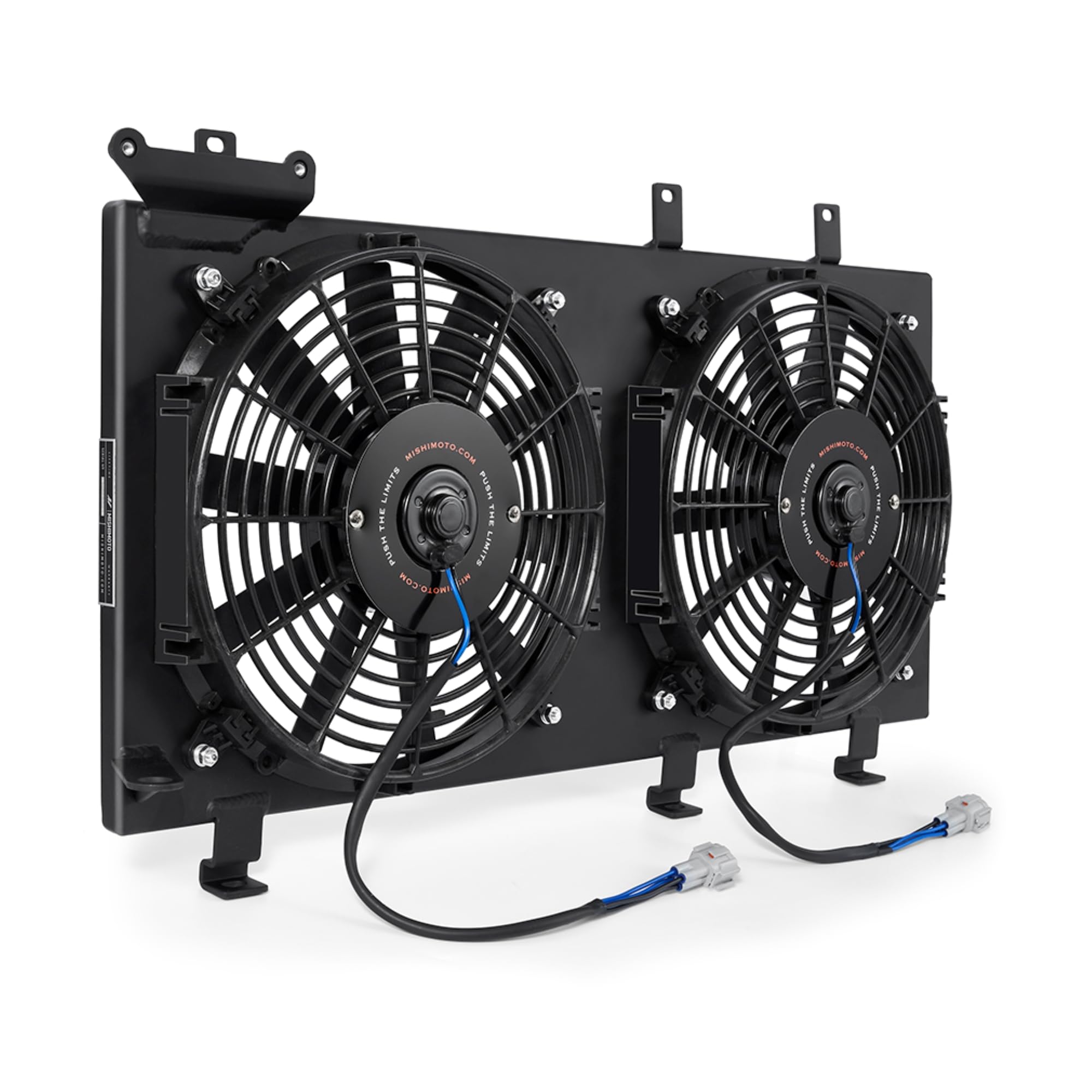 Mishimoto Aluminum Fan Shroud MMFS-WRX-01PBK, Compatible with Subaru WRX/STI PNP, 2001-2007, Black