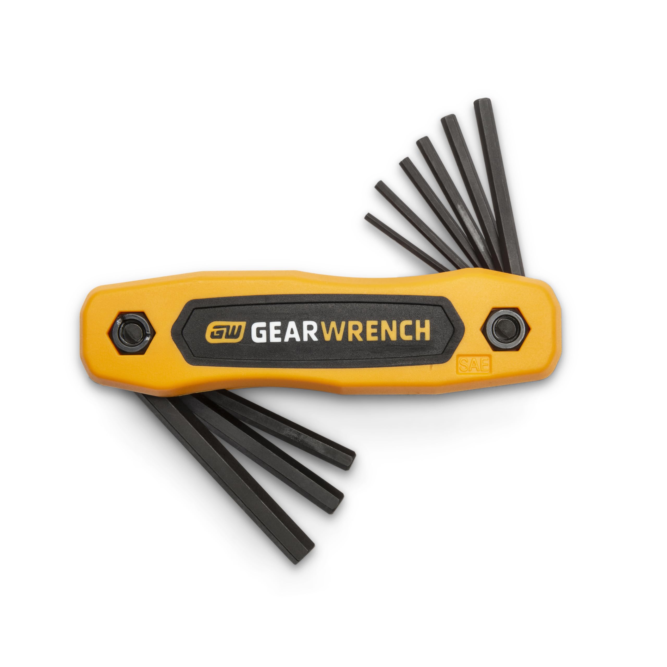 9 Piece GEARWRENCH SAE Folding Hex Key Set - 83509