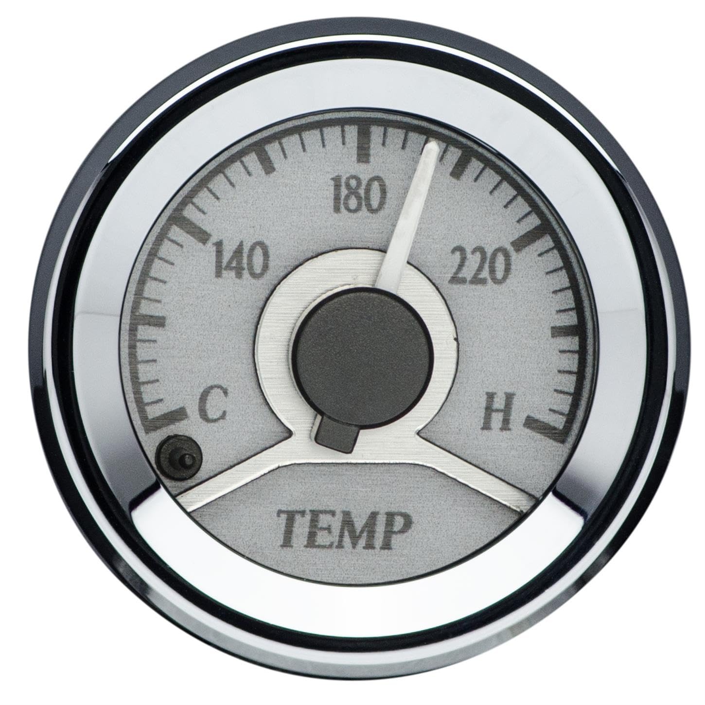 Dakota Digital 6 Round Universal Gauge System Kit, Silver Alloy Style, Blue Backlighting - VHX-1060-S-B