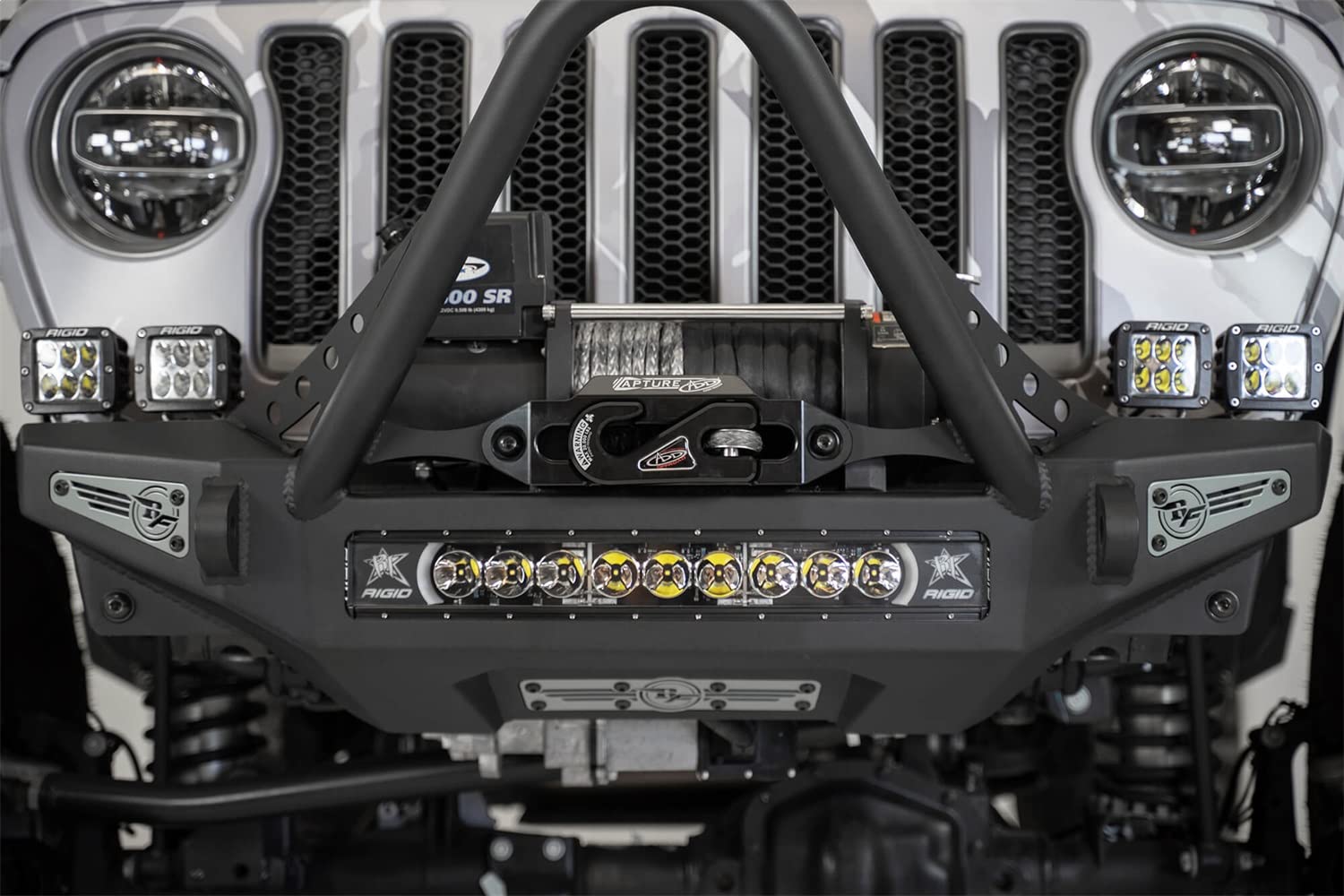 Desert Designs Addictive 1 5/16' Winch Frlead Plt Rcd Hk Blk