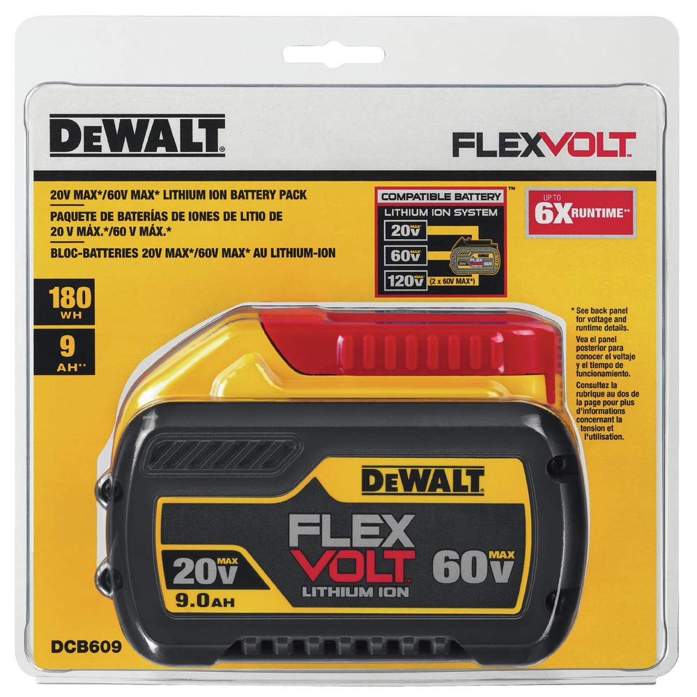9A.H DCB609 MAX FLEX BATTERY 20/60V