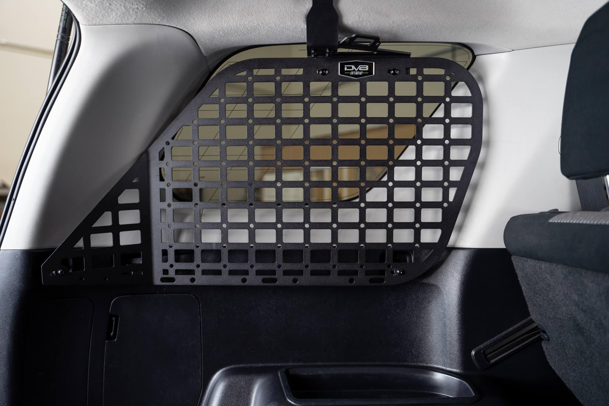 Rear Window Molle Panels DV8 Offroad for 2010-2024 Toyota 4Runner | Includes Passenger & Driver Side Panels | Mount Molle Bags, Med Kits, Tools, & Other Accessories | Rock Light Mounts