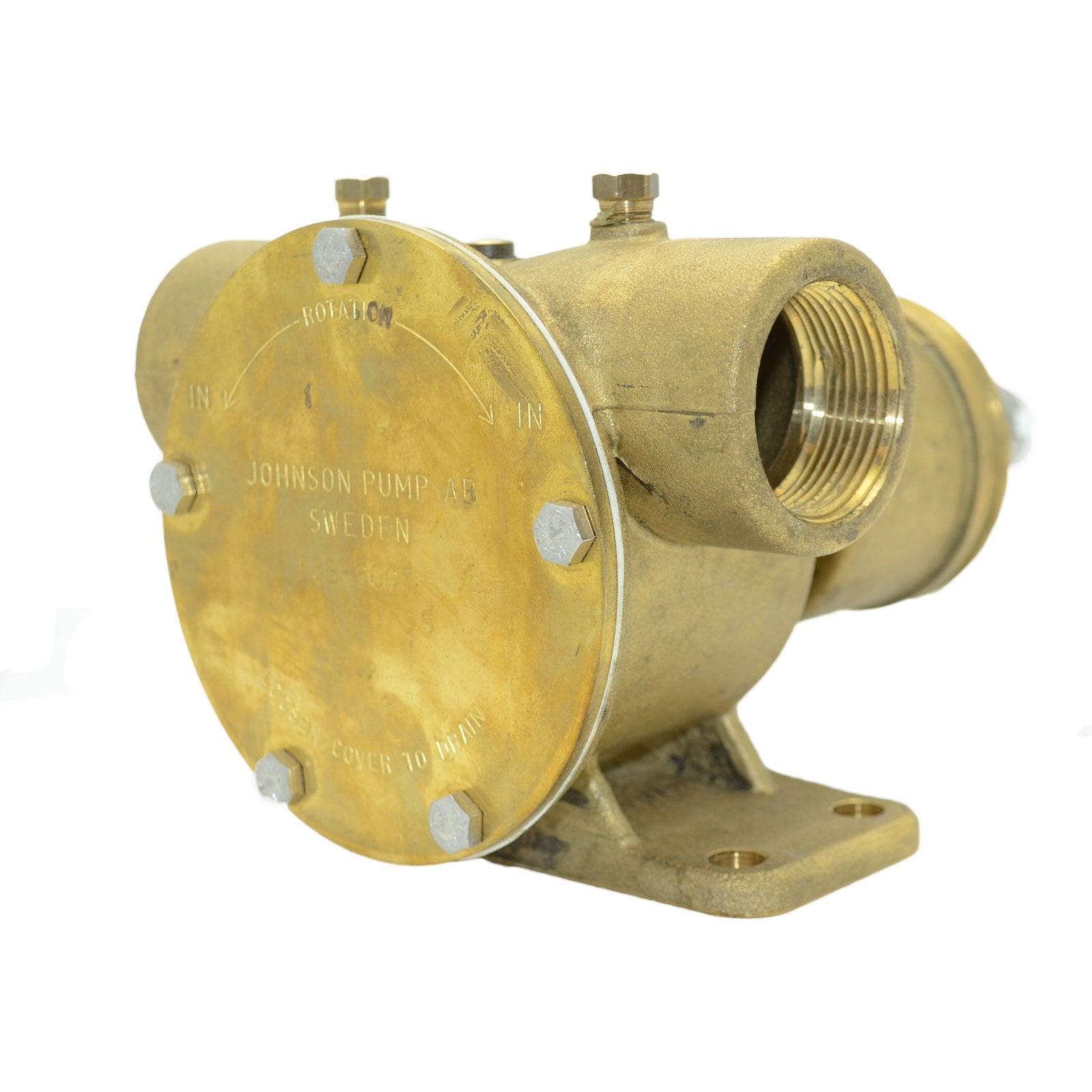 F8B-8 Johnson Pumps Heavy-Duty Impeller Pump with 1-1/4-Inch Ports 10-13021-95