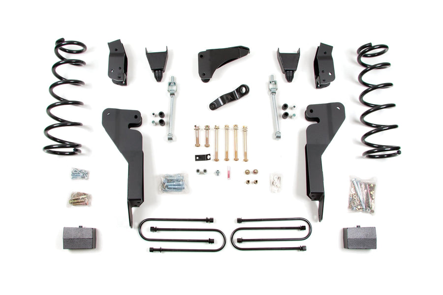 2009, 2010, 2011, 2012, 2013 Ram 2500/3500 4WD Diesel Zone Offroad ZOND134 | 6 inch Full Coil Spring Suspension Lift Kit (Front & Rear) 3.5" Rear Axle | No Shocks