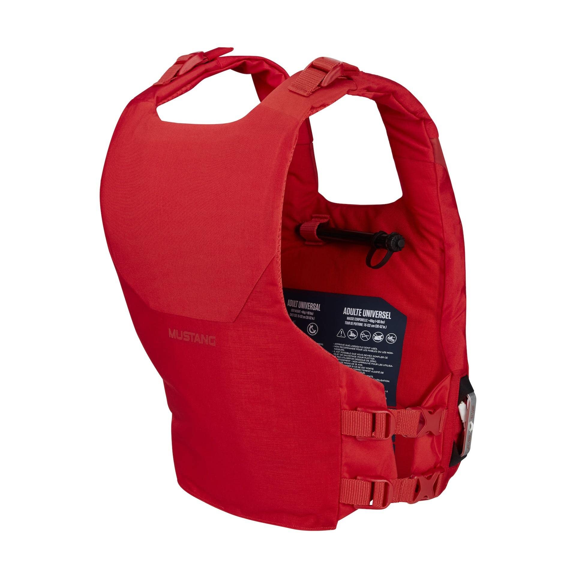 Khimera Foam Mustang Survival Adult PFD (Red - One Size Fits All)