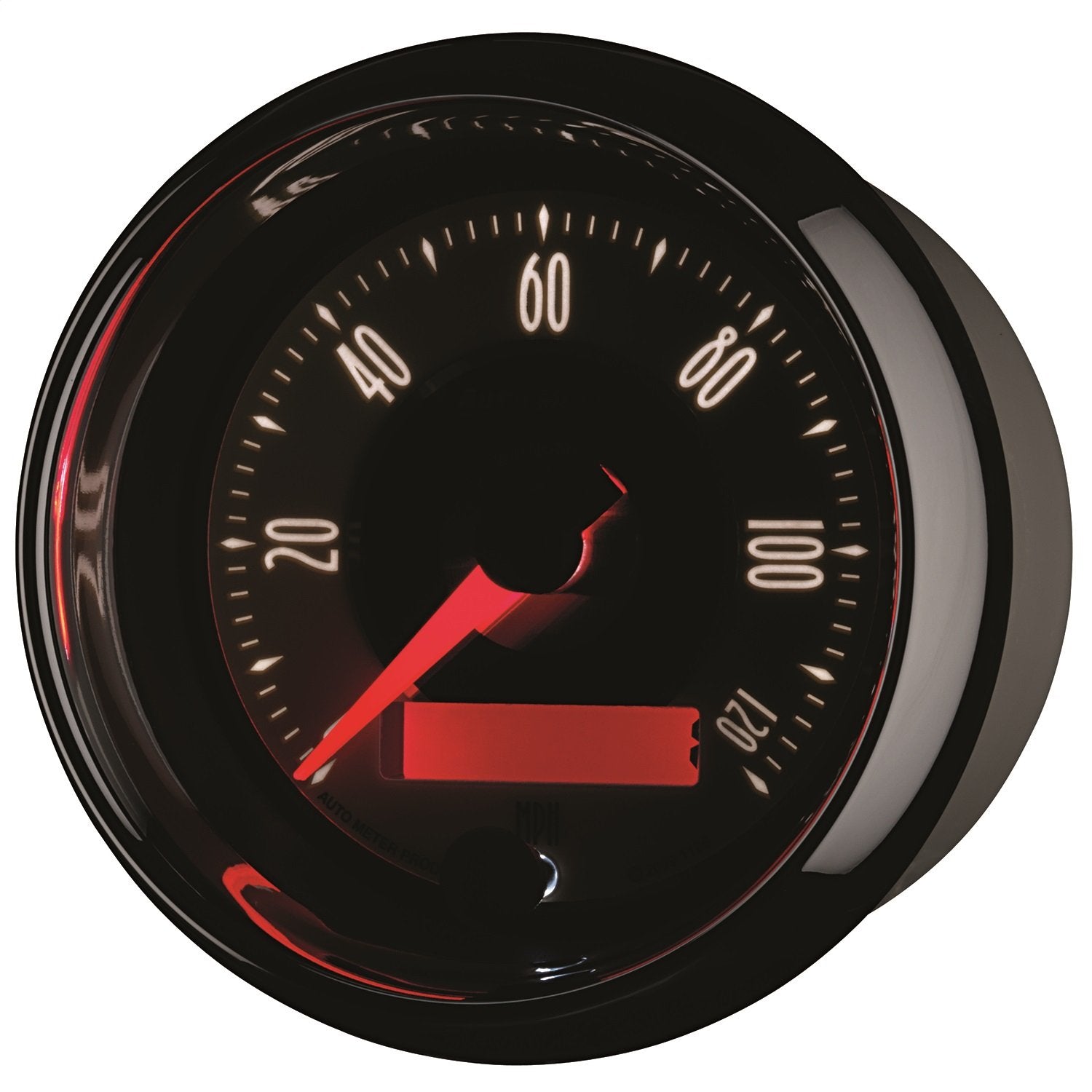 Auto Meter 1186 3-3/8" Cruiser 120 mph Programmable Speedometer Gauge