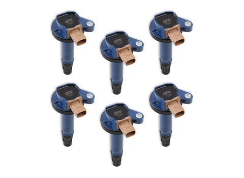 SuperCoil ACCEL 140646B-6 Ignition Coil - Blue - 6-Pack (3-Pin)