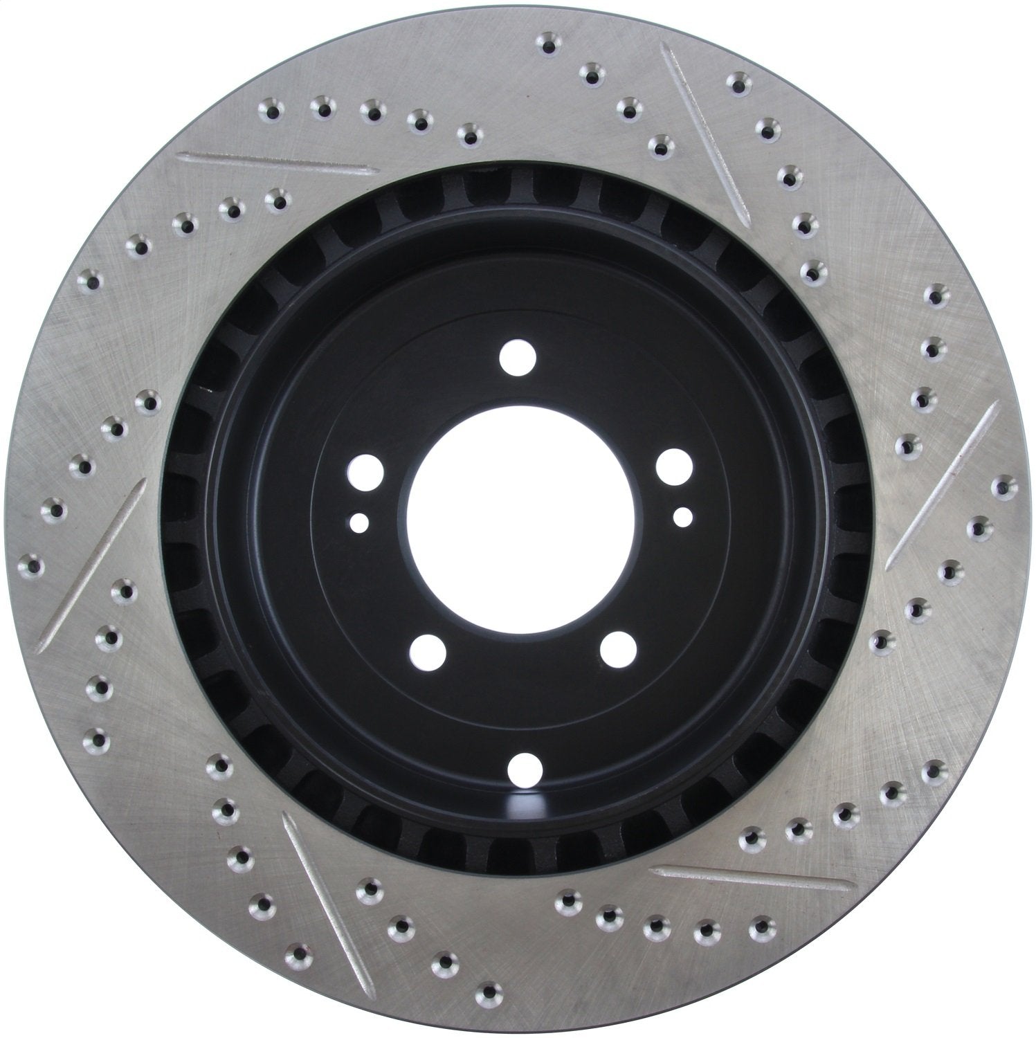 StopTech Sport Drilled/Slotted Brake Rotor 127.46075R (Rear Right), 1 Pack