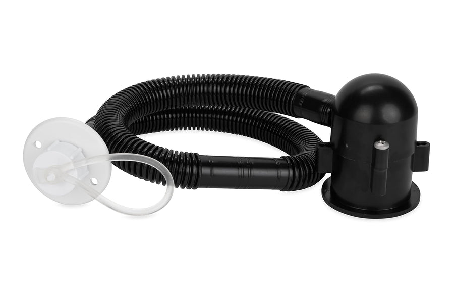 Camco Drain Flexible Camper/RV | Designed for Campers w/Single Sink and No Holding Tanks | Includes 25” of ¾-Inch ID Hose | Crafted of Heavy-Duty Chemical-Resilient Polymer (37420)